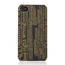 Skech Hard Case Canvas Typography voor Apple iPhone 4