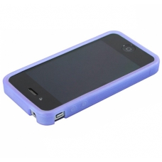 iCandy TPU Silicon Case Glow Paars voor Apple iPhone 4/ 4S