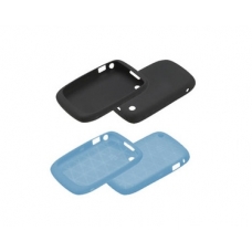 BlackBerry Silicon Case Bundel Zwart/ LIcht Blauw voor 85XX/ 93XX