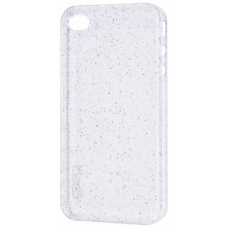 Gear4 Hard Case Crushed Ice Transparant Wit voor iPhone 4