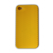 Hard Case Air Holes Geel voor Apple iPhone 4