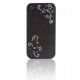 DS.Styles Hard Case Elegant 3D Crystal Zwart voor iPhone 4/ 4S