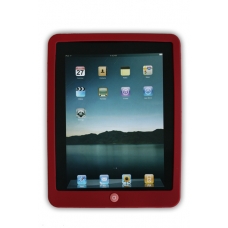 Silicon Case Donker Rood voor Apple iPad