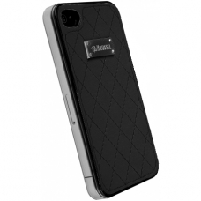 Krusell Hard Case UnderCover Coco Zwart voor Apple iPhone 4