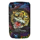 Ed Hardy Gemini Faceplate Tiger voor BlackBerry 8520 Curve