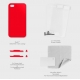 SwitchEasy Hard Case Nude Rood voor iPhone 4/ 4S