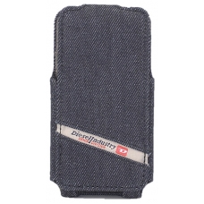 Diesel Beschermtasje Flip Case Denim Blauw voor Apple iPhone 4/ 4S