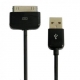 USB Data Kabel Zwart (100 cm) voor Apple iPhone/ iPad/ iPod Touch