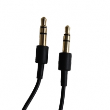Dexim Stereo Audio Kabel Zwart (3.5mm naar 3.5mm)