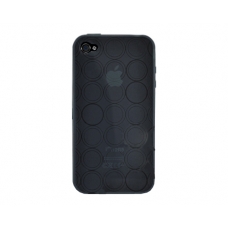 DS.Styles TPU Silicon Case Turno Series Zwart voor iPhone 4/ 4S