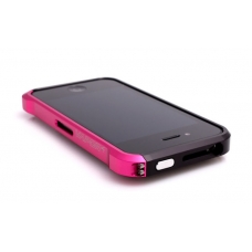 Element Case Vapor4 Bumper Case Zwart/Roze voor iPhone 4/ 4S