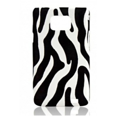 DS.Styles Hard Case Zebra Wit voor Samsung i9100 Galaxy S II