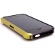 Element Case Vapor4 Bumper Case Zwart / Geel voor iPhone 4/ 4S