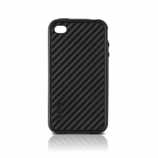 Gear4 Hard Case IceBox Edge Carbon Zwart voor Apple iPhone 4