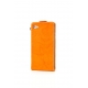 Savelli Leder Beschermtasje Ruga Livenza Oranje / Wit voor Apple iPhone 4/ 4S