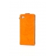 Savelli Leder Beschermtasje Ruga Livenza Oranje / Wit voor Apple iPhone 4/ 4S