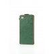 Savelli Leder Beschermtasje Ruga Livenza Groen / Rood voor Apple iPhone 4/ 4S