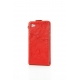 Savelli Leder Beschermtasje Ruga Livenza Rood / Geel voor Apple iPhone 4/ 4S