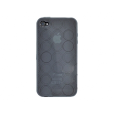 DS.Styles TPU Silicon Case Turno Series Grijs voor iPhone 4/ 4S