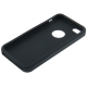 Silicon Case Cirkel Patroon Zwart voor Apple iPhone 5