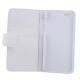 Leder Beschermtasje Elegant Book Wit voor Apple iPhone 5