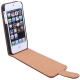 Leder Beschermtasje Classic Flip Bruin voor Apple iPhone 5