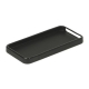 TPU Silicon Case Leder Design Zwart voor Apple iPhone 5