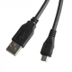 MicroUSB Laad en Data Kabel (150 cm) Zwart