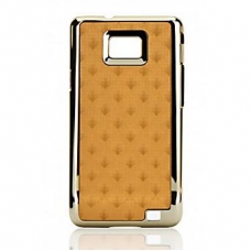 DS.Styles Hard Case Metallic Vela Bruin voor Samsung i9100 Galaxy S II