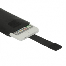 PU Leder Beschermtasje Pouch Classic Zwart voor Apple iPhone 5