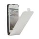 PU Leder Beschermtasje Magnetisch Verticaal Wit voor Apple iPhone 5