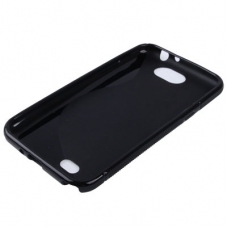 TPU Silicon Case S-Line Zwart voor Samsung N7100 Galaxy Note II