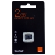 SanDisk Geheugenkaart MicroSD 2GB zonder Adapter (Orange