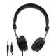 Headset Stereo (over the ear) Zwart met Microfoon (3.5 mm)