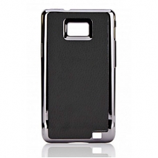 DS.Styles Hard Case Metallic Simplism Zwart voor Samsung Galaxy i9100 S II