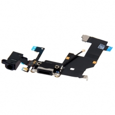 Apple iPhone 5 Laad Poort Flex Kabel Zwart