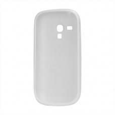 TPU Silicon Case Stylish Wit voor Samsung i8190 Galaxy S III Mini