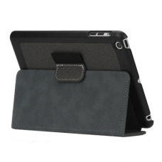 Hard Case Canvas met Cover Grijs voor Apple iPad mini