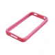 TPU Sillcon Bumper Ultra Slim Pink voor iPhone 4