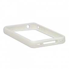 TPU Sillcon Bumper Ultra Slim Wit voor iPhone 4