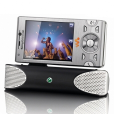 Sony Ericsson Snap-On Speaker MS410 Zwart/Zilver